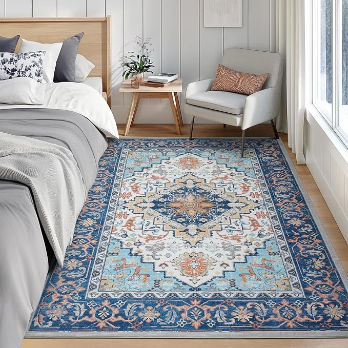 Lofus 5x7 Area Rugs for Living Room, Washable Area Rug, Rugs for Bedroom