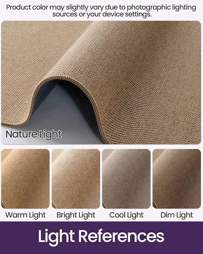 DEXI Ultra Thin Door Mat Indoor Entrance 32x48, Non Slip Rubber Backed Entryway