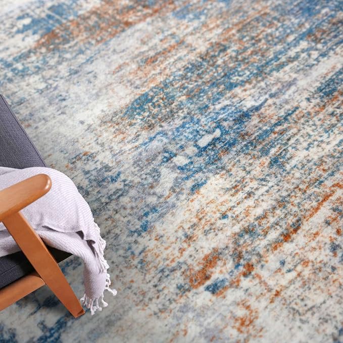IOHOUZE Abstract Area Rug 4x6 Ft Washable Rugs