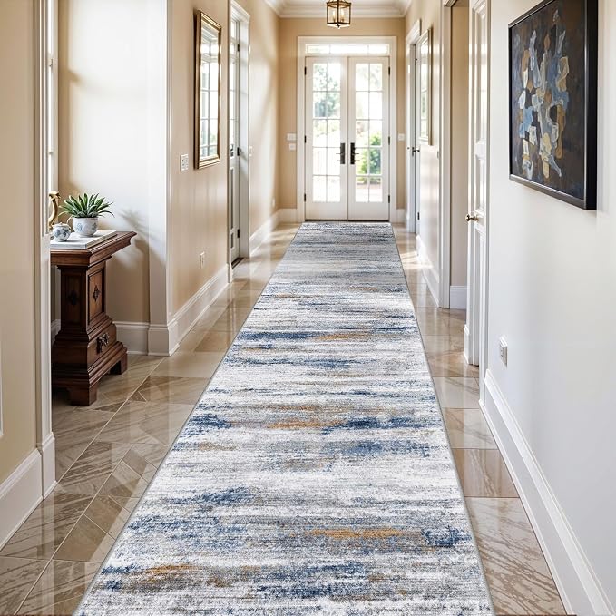 3x20 Washable Hallway Runner Rug: Extra Long Runners