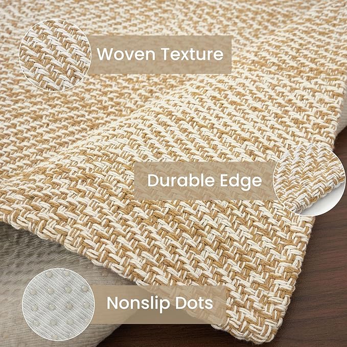 IOHOUZE Washable Runner Rug 2x5 Non Slip Runners