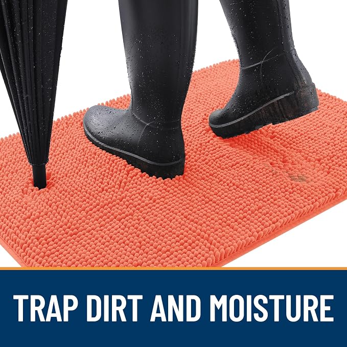 OLANLY Dog Door Mat for Muddy Paws 32x20, Absorbs Moisture and Dirt, Absorbent