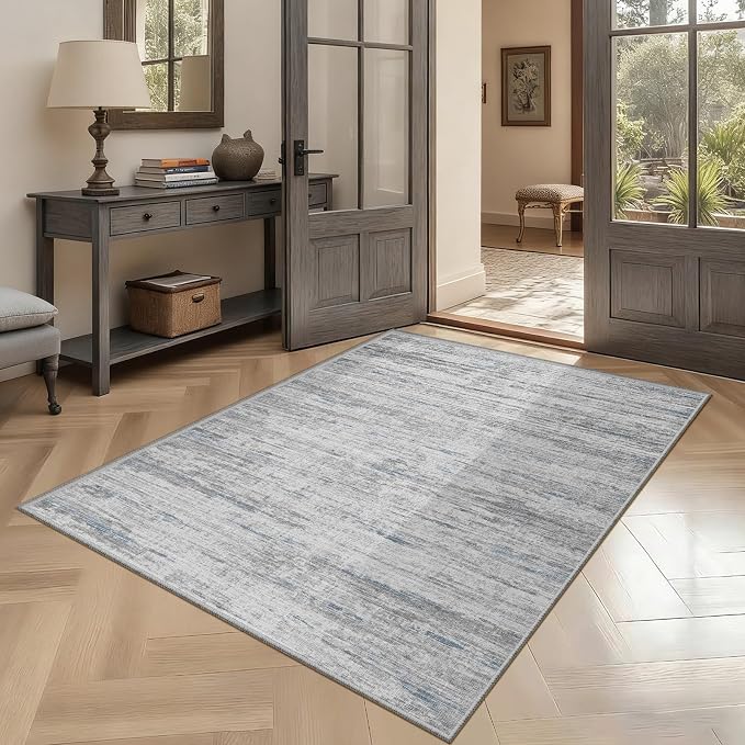 Washbale Rugs 3x5 Ultra Soft Area Rug, Non Slip Indoor Entryway Rugs, Stain