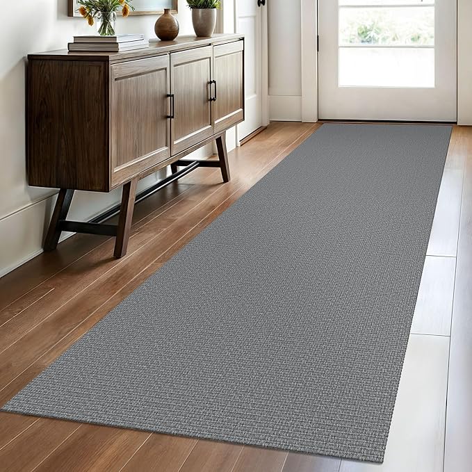 EARTHALL Washable Runner Rug 2.6x8 Ft Non Slip Runners