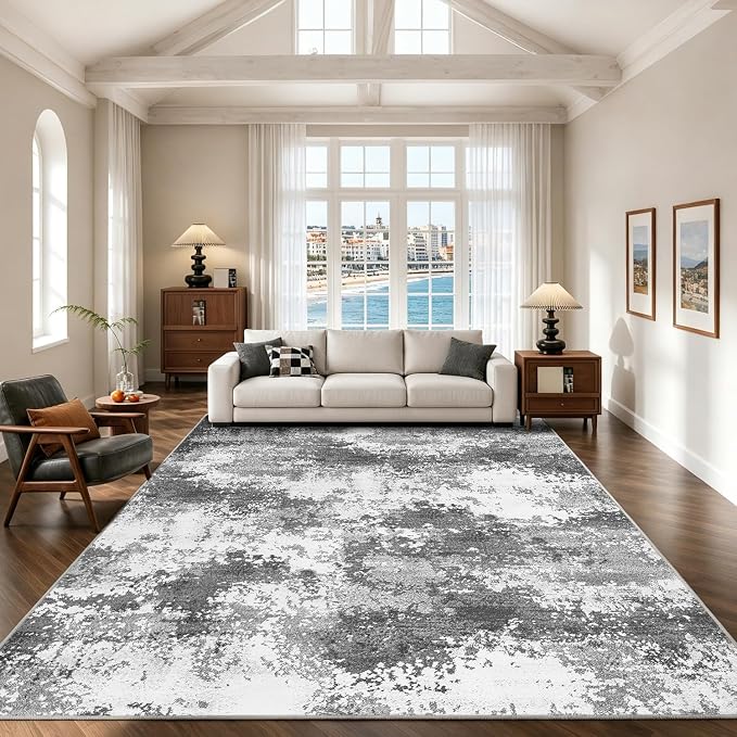 Washable Rug 10x14 Area Rugs for Living Room Bedroom Carpet, Dining Room Table