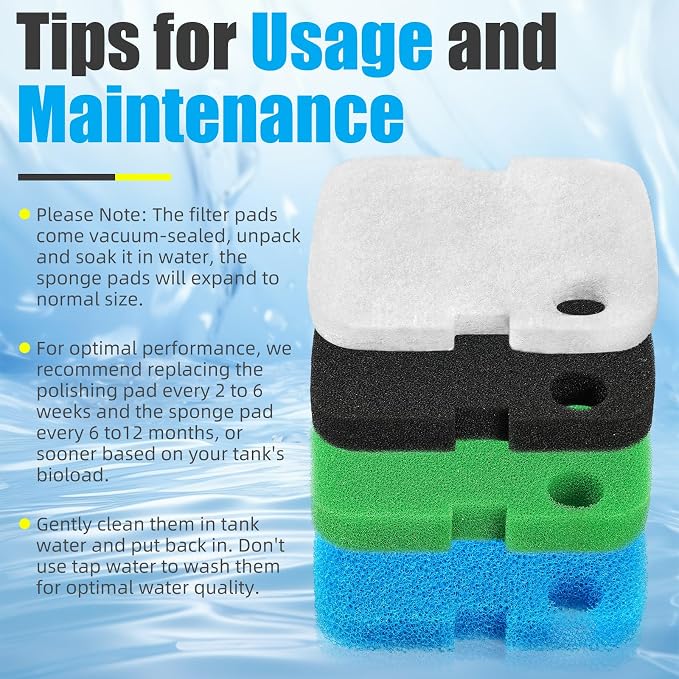 AQUANEAT Replacement Canister Filter Pads Compatible