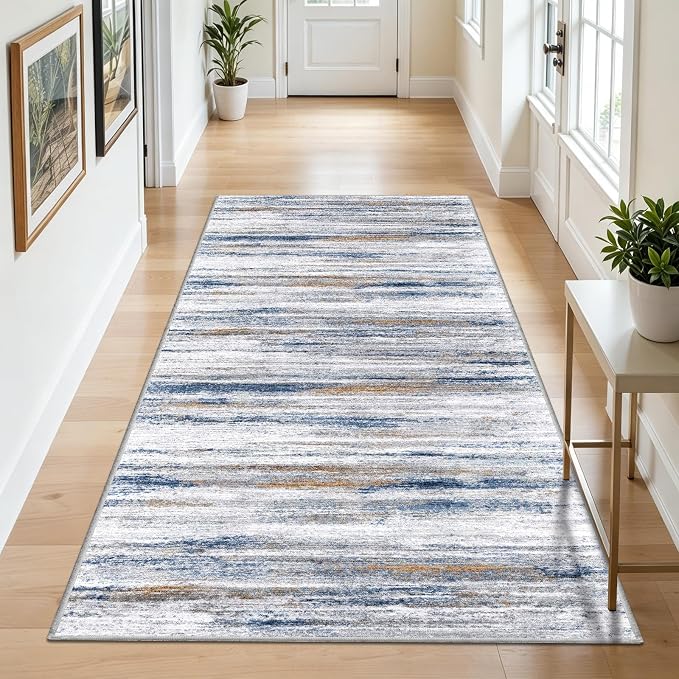 5x10 Area Rug for Living Room: Non-Slip Washable Rugs for Dining Room Bedroom