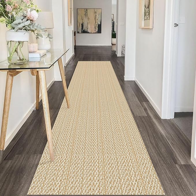 IOHOUZE Washable Runner Rug 2x10 Non Slip Rubber Backed Long Hallway Runner