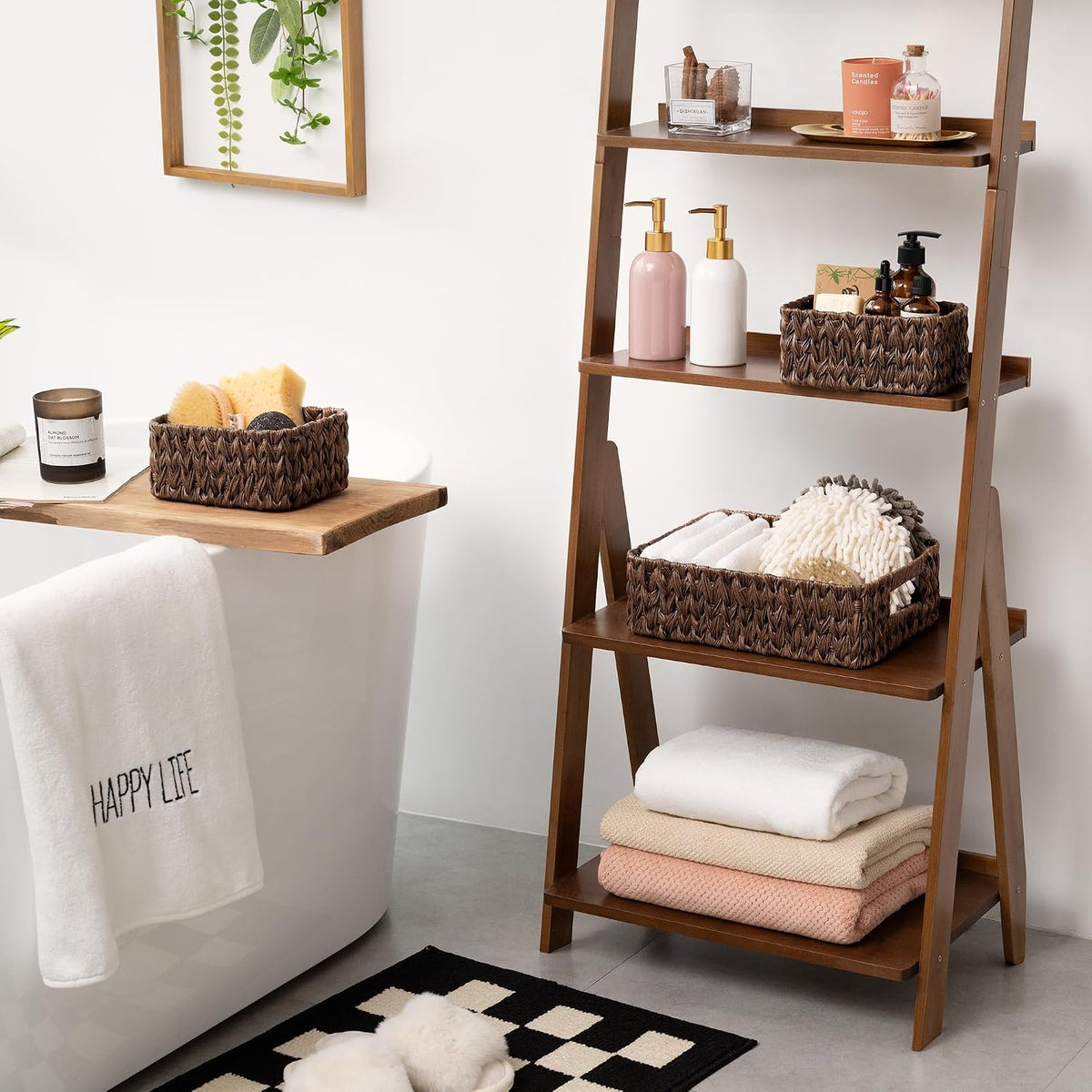 GRANNY SAYS Small Wicker Baskets for Shelves, Wicker Baskets for Storage