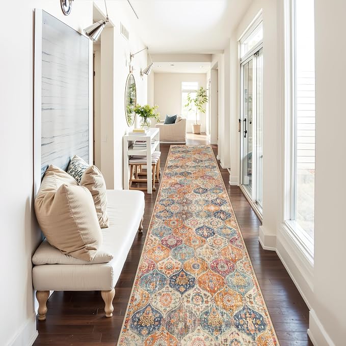 Lahome Moroccan Washable Runner Rug 2x10, Kitchen Runners