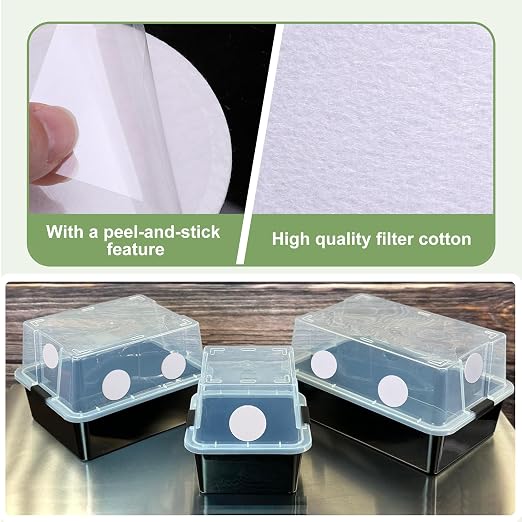 24 Pcs 2.5" Monotub Adhesive Filter Disks-3MM Thick Monotub Filter