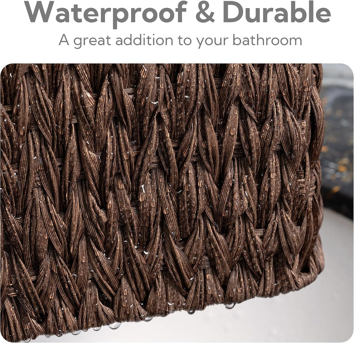 GRANNY SAYS Small Wicker Baskets for Shelves, Wicker Baskets for Storage