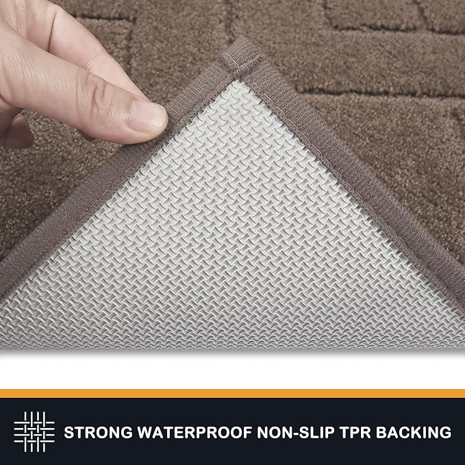 PURRUGS Dirt Trapping Door Mat 24" x 84", Non-Slip Machine Washable Entry Rug