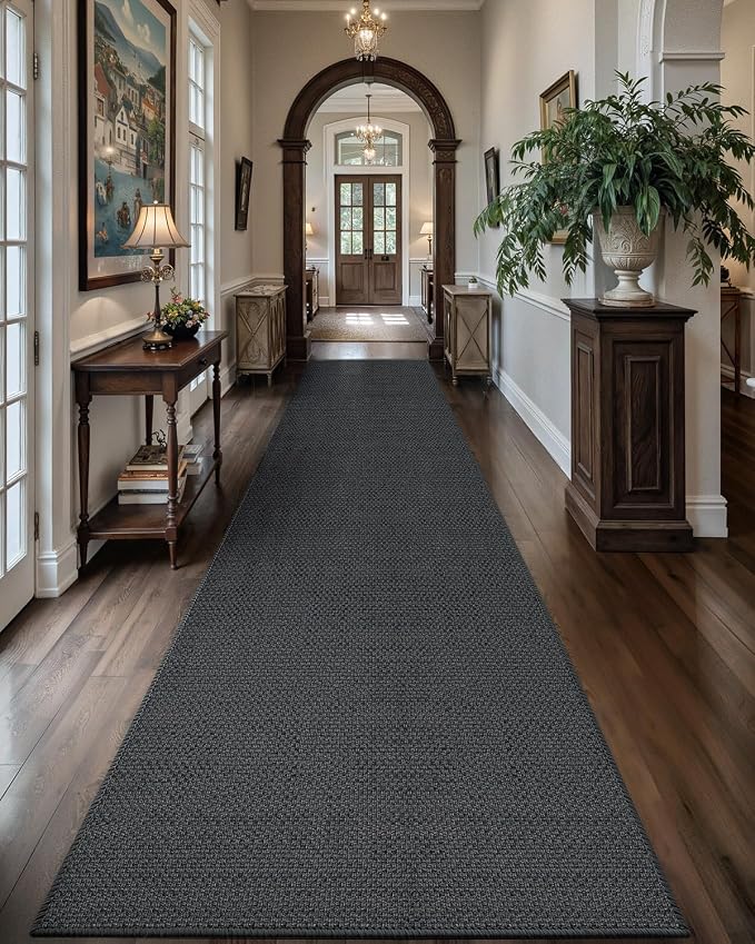 Color&Geometry Door Mat 2'4"x8' Runner Rug