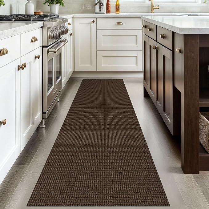 IOHOUZE Washable Runner Rug 2.6x8 Non Slip Rubber Backed Wide Hallway Runner