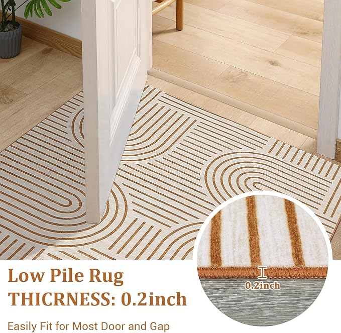 ROYHOME Washable Rug 8x10 Area Rugs