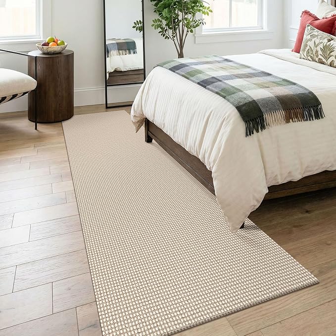 KOZYFLY Runners for Hallways 3x8 ft Washable Kitchen Runner Non Slip Rubber