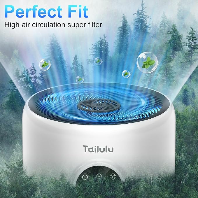 Tailulu 2 Pack D10 Replacement Filter, Air Purifier Filter
