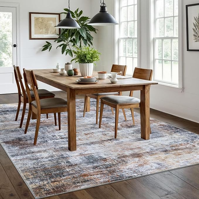 IOHOUZE Abstract Area Rugs 6x9 Ft Washable Rugs