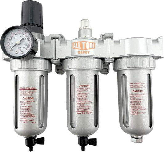1/2" NPT MID FLOW Filter Regulator Coalescing Desiccant Dryer System