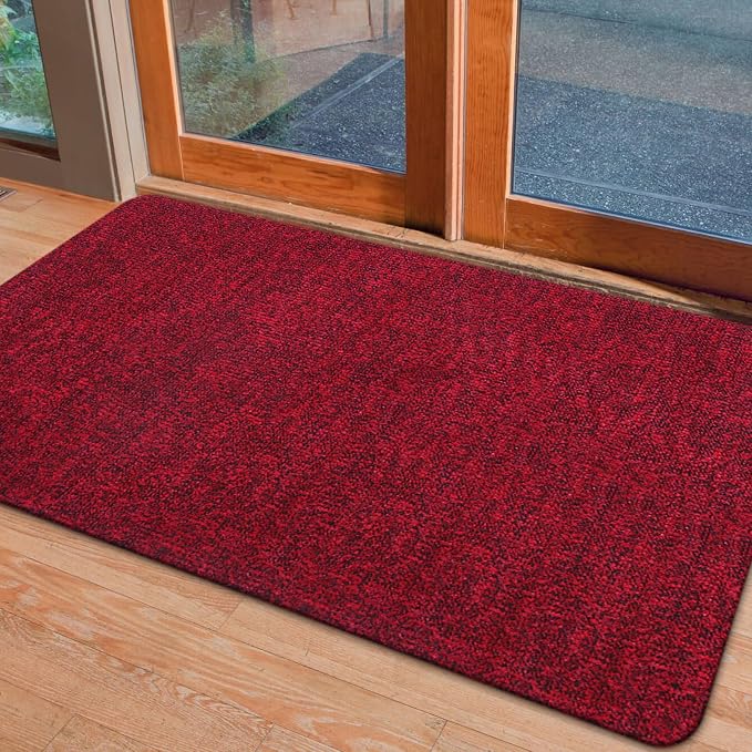 Front Door Mat Indoor and Outdoor, Non-Slip Low Profile Doormat 60"x35"