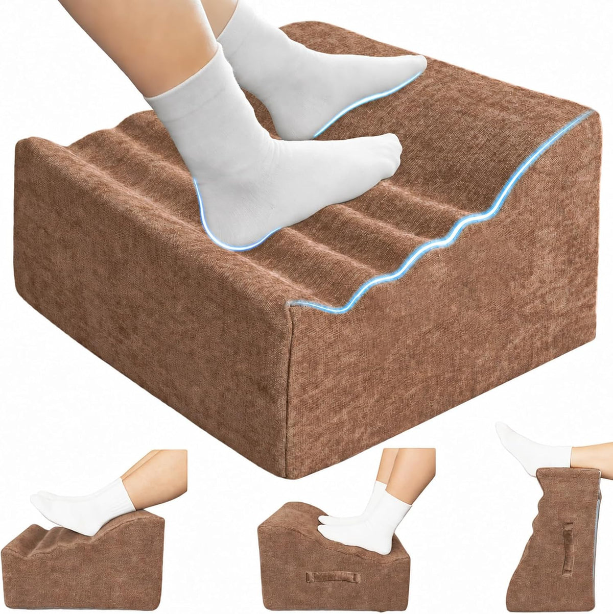 Foot Rest for Under Desk at Work, Non-Slip Office Foot Stool