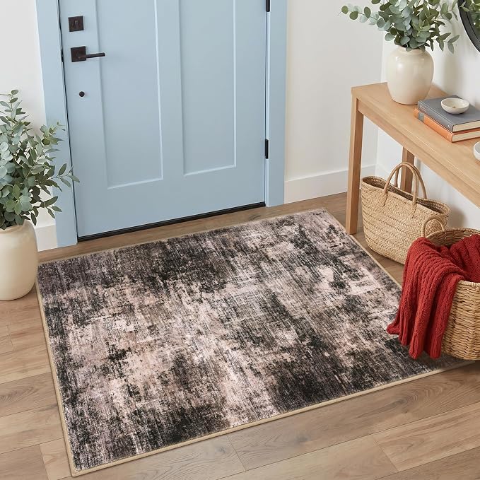 IOHOUZE Abstract Area Rug 3x4 Ft Washable Rugs