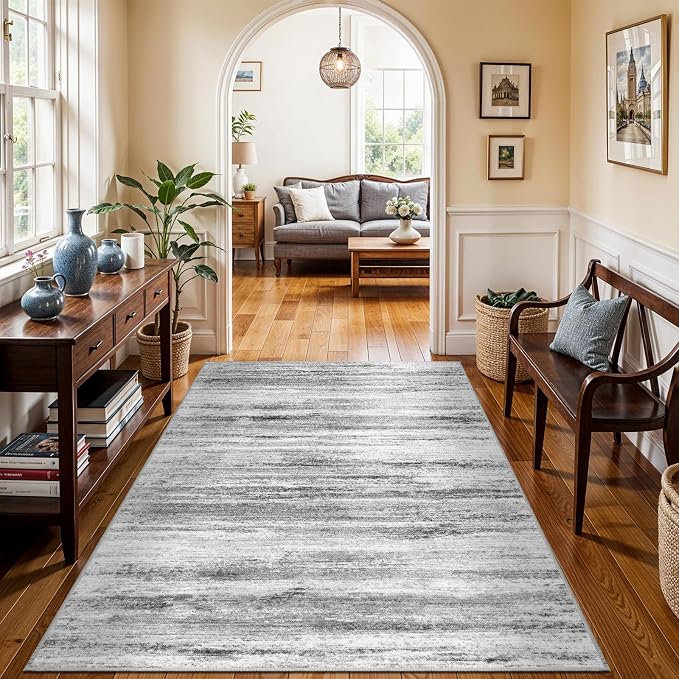 4x6 Rugs for Living Room: Non-Slip Washable Area Rug for Hallway Entryway
