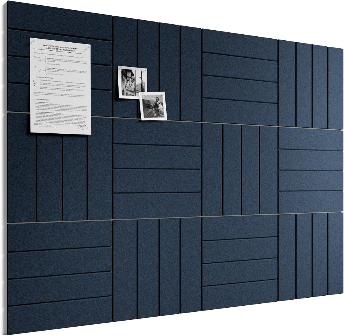 Bumusty Felt Bulletin Board & Cork Board Alternative 48" x 36"