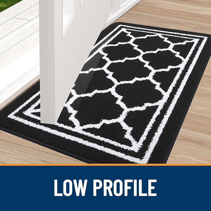 Buganda Runner Indoor Door Mat, Dirt-Resistant and Absorbent Doormat, Low