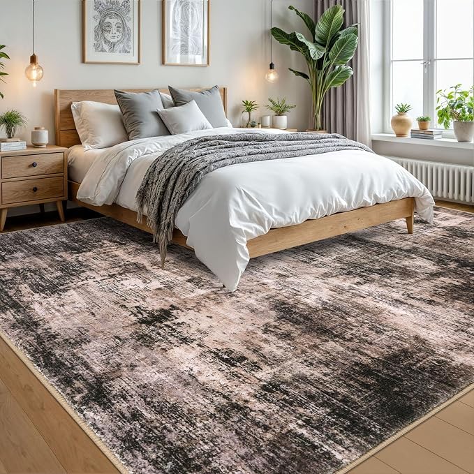 IOHOUZE Abstract Area Rugs 9x12 Ft Washable Large Rugs