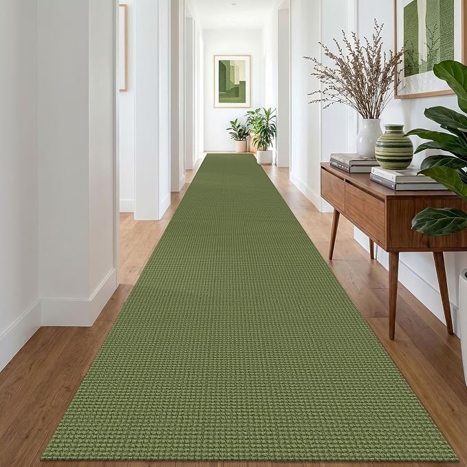 IOHOUZE Washable Exrea Long Hallway Runner Rug 3x20 Non Slip Rubber Backed