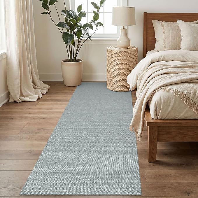 EARTHALL Washable Runner Rug 3x8 Ft Non Slip Runners