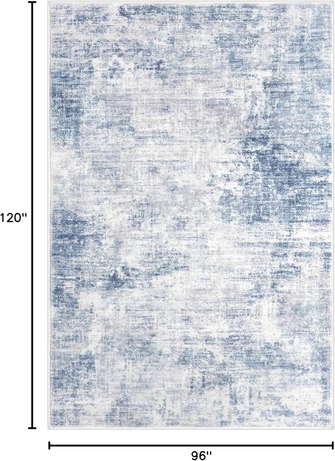 IOHOUZE Abstract Area Rugs 8x10 Ft Washable Large Rugs