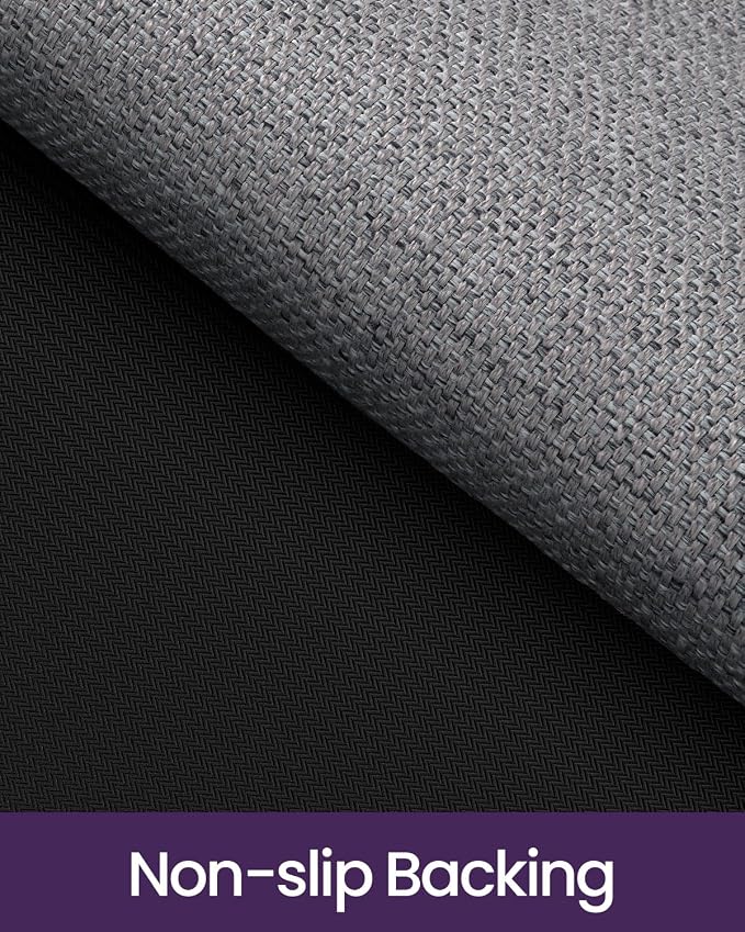 DEXI Hallway Runner Rug 2'4"x12', Non Slip Rubber Backed Runners Carpet