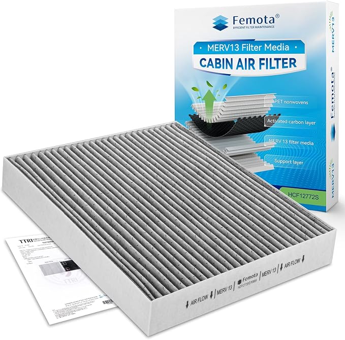 Certified MERV 13 Cabin Air Filter