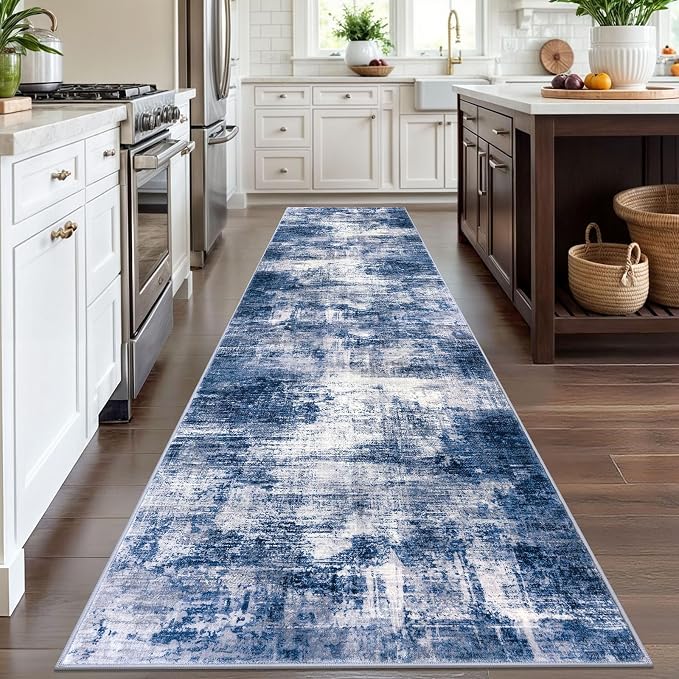 IOHOUZE Abstract Runner Rug 3x12 Ft Washable Runners