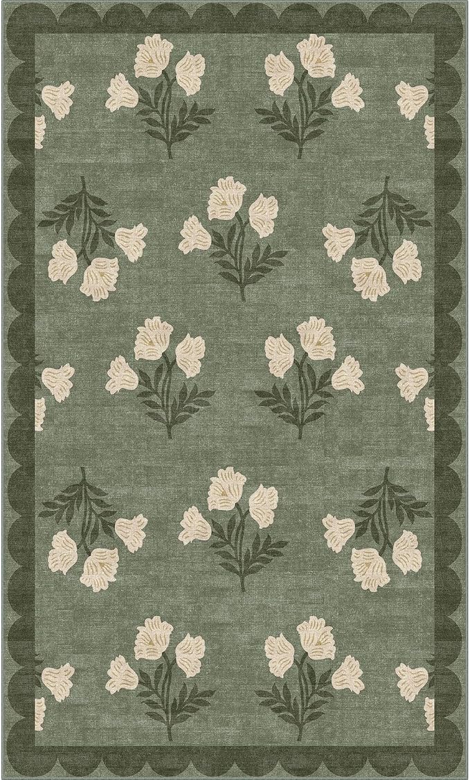 3x5 Floral Entry Rug