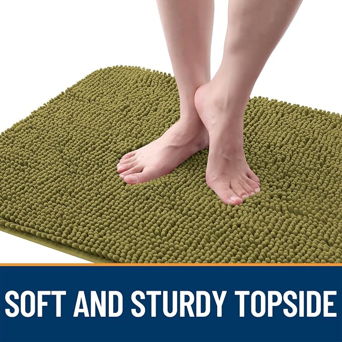OLANLY Dog Door Mat for Muddy Paws 47x24, Absorbs Moisture and Dirt, Absorbent