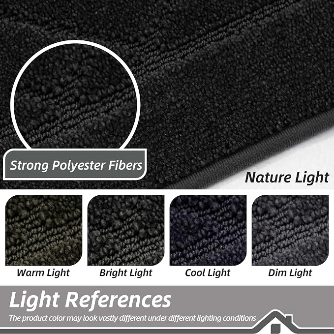 BEQHAUSE Dirt Trapper Door Mat 24" x 36", Doormat Non-Slip Entryway Rugs
