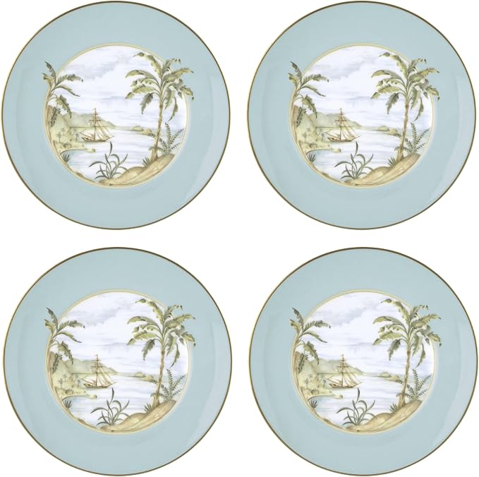 Lenox British Colonial 4-Piece Accent Plates, Appetizer Plate Set