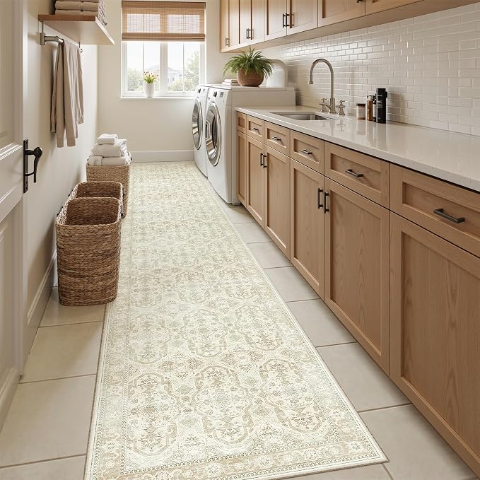Soalmost Runner Rug 2x12 Washable Non-Slip Hallway Runner Rugs