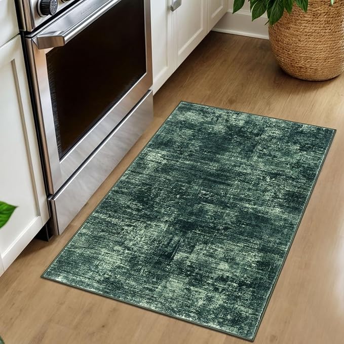 IOHOUZE Small Abstract Area Rug 2x3 Ft Entryway Rugs Washable Door Mat Indoor