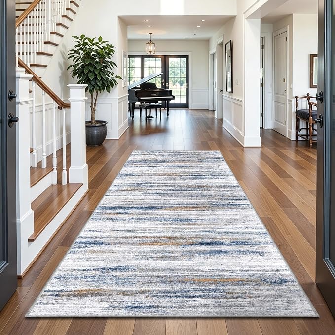 5x10 Area Rug for Living Room: Non-Slip Washable Rugs for Dining Room Bedroom