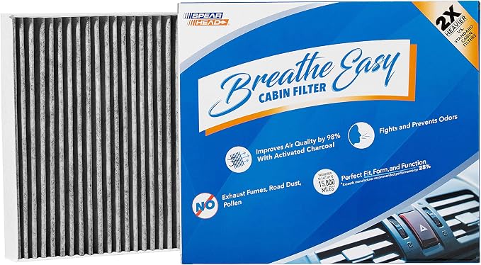Spearhead Odor Defense Breathe Easy AC & Heater Cabin Filter | Fits 2016-2020