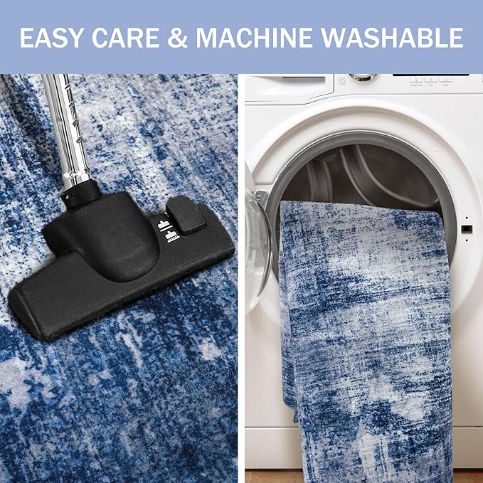 IOHOUZE Abstract Area Rug 3x5 Ft Washable Rugs