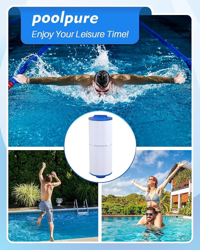 POOLPURE 5CH-352 Spa Filter Replaces PPM35SC-F2M, Marquis Spa 20042, Filbur