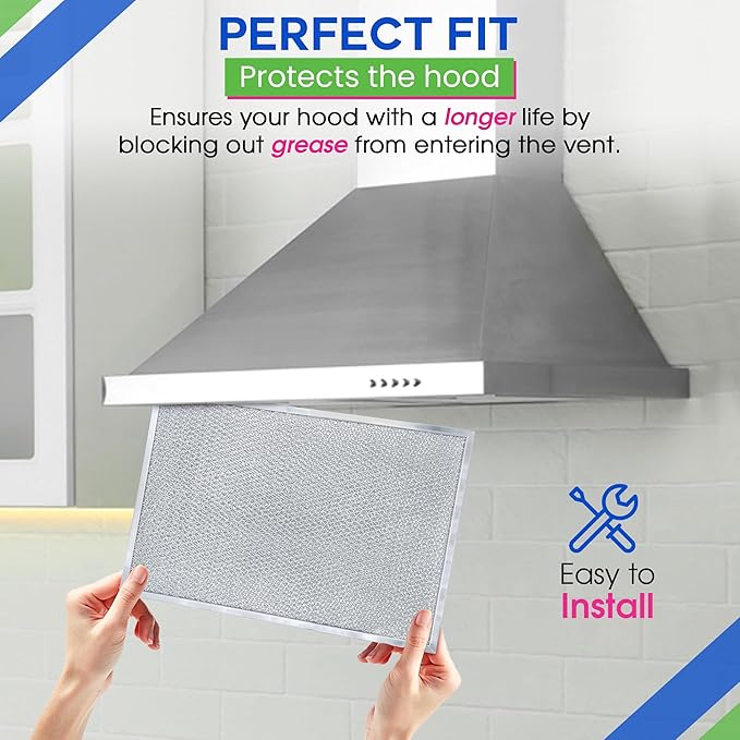 Bagean Stove Hood Vent Filter 11.8" x 17.35" BPS1FA36 Compatible