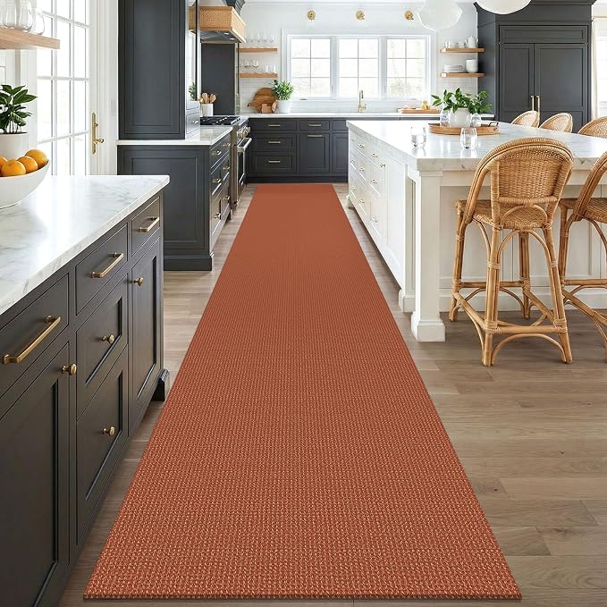 KOZYFLY Orange 3x18 Runners Rugs