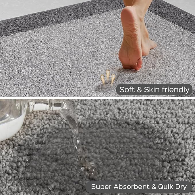Machine Washable Kitchen Rug 24" x 84", Non Slip Kitchen Mat